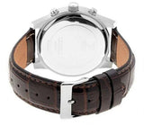 Guess Exec Chronograph Quartz Gold Dial Brown Leather Strap Watch for Men - W0076G3 Buy Now By Guess