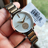 Michael Kors Silver Dial Two Tone Steel Strap Watch for Women - MK3679 Buy Now By Michael Kors