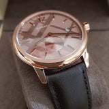Burberry The Classic Brown Dial Brown Leather Strap Watch for Men - BU10012 Buy Now By Burberry