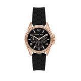 Michael Kors Mini Pilot Black Dial Black Silicone Strap Watch For Women - MK7373 Buy Now By Michael Kors