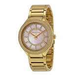 Michael Kors Kerry Mother of Pearl Dial Gold Steel Strap Watch for Women - MK3396 Buy Now By Michael Kors