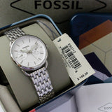 Fossil Tailor Silver Dial Silver Steel Strap Watch for Women - ES3712 Buy Now By Fossil