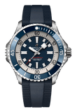 Breitling Superocean Automatic 46 Blue Dial Blue Rubber Strap Watch for Men - A17378E71C1S1 Buy Now By Breitling