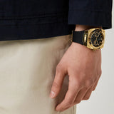 Guess Prodigy Black Dial Black Silicone Strap Watch For Men - GW0569G2 Buy Now By Guess