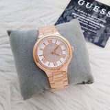 Guess Madison Diamonds White Dial Rose Gold Steel Strap Watch for Women - W0637L3 Buy Now By Guess