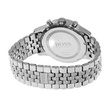 Hugo Boss Aeroliner Chronograph Quartz Black Dial Silver Steel Strap Watch For Men - HB1512446 Buy Now By Hugo Boss