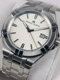 Maurice Lacroix Aikon Date White Dial Silver Steel Strap Watch for Men - AI1008-SS002-131-1 Buy Now By Maurice Lacroix
