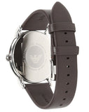 Emporio Armani Kappa Quartz Black Dial Brown Leather Strap Watch For Men - AR80008 Buy Now By Emporio Armani