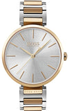 Hugo Boss Allusion Quartz Silver Dial Two Tone Steel Strap Watch For Women - 1502417 Buy Now By Hugo Boss