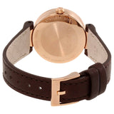 Gucci G Interlocking Mother of Pearl Dial Brown Leather Strap Watch For Women - YA133516 Buy Now By Gucci