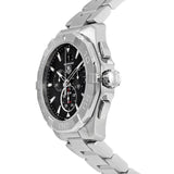 Tag Heuer Aquaracer Chronograph Black Dial Silver Steel Strap Watch for Men - CAY1110.BA0927 Buy Now By Tag Heuer