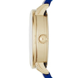 Marc Jacobs Fergus Blue Dial Blue Leather Strap Watch for Women - MBM8650 Buy Now By Marc Jacobs