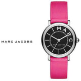 Marc Jacobs Roxy Black Dial Pink Leather Strap Watch for Women - MJ1535 Buy Now By Marc Jacobs