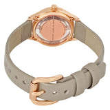 Marc Jacobs Tether Grey Dial Grey Leather Strap Watch for Women - MBM1375 Buy Now By Marc Jacobs