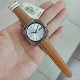 Fossil Candy White Dial Brown Leather Strap Watch for Women - ES3538 Buy Now By Fossil