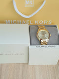 Michael Kors Mini Runway Slim Gold Dial Gold Steel Strap Watch for Women - MK3512 Buy Now By Michael Kors