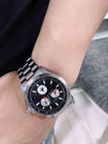 Gucci G-Timeless Chronograph Black Dial Silver Steel Strap Watch For Men - YA126267 Buy Now By Gucci