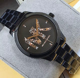 Michael Kors Runway Quartz Black Dial Black Steel Strap Watch For Women - MK6683 Buy Now By Michael Kors