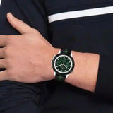 Tommy Hilfiger Troy Chronograph Green Dial Two Tone Nylon Strap Watch For Men - 1792107 Buy Now By Tommy Hilfiger