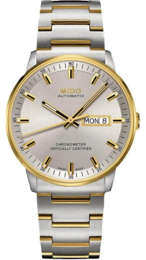 Mido Commander II Automatic Chronometer Silver Dial Two Tone Steel Strap Watch For Men - M021.431.22.071.00 Buy Now By Mido