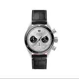 Tag Heuer Autavia Chronometer Flyback Chronograph Silver Dial Black Leather Strap Watch for Men - CBE511B.FC8279 Buy Now By Tag Heuer