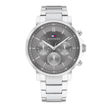 Tommy Hilfiger Tyson Chronograph Grey Dial Silver Steel Strap Watch For Men - 1710604 Buy Now By Tommy Hilfiger