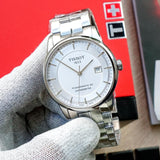 Tissot Luxury Powermatic 80 Silver Dial Silver Steel Strap Watch For Men - T086.408.11.031.00 Buy Now By Tissot