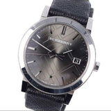 Burberry Heritage Grey Dial Black Leather Strap Watch for Men - BU9024 Buy Now By Burberry