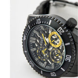 Guess Axel Multifunction Black Dial Black Steel Strap Watch For Men - GW0488G3 Buy Now By Guess