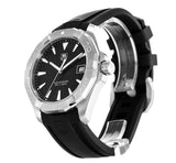 Tag Heuer Aquaracer Quartz Black Dial Black Rubber Strap Watch for Men - WAY1110.FT8021 Buy Now By Tag Heuer
