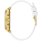Guess Venus Diamonds White Dial White Rubber Strap Watch for Women - GW0118L5 Buy Now By Guess