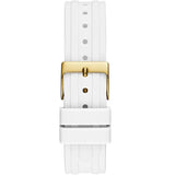 Guess Venus Diamonds White Dial White Rubber Strap Watch for Women - GW0118L5 Buy Now By Guess