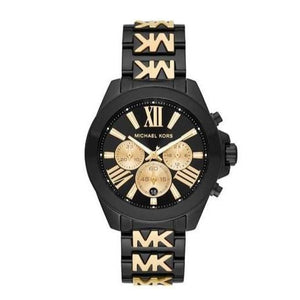 Michael Kors Wren Chronograph Black Dial Two Tone Steel Strap Watch for Women - MK6978 Buy Now By Michael Kors