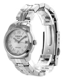 Tissot T Classic PR100 Silver Dial Silver Steel Strap Watch For Women - T049.210.11.033.00 Buy Now By Tissot