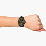 Guess Starlight Black Dial Black Rubber Strap Watch for Women - W0846L1 Buy Now By Guess