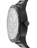 Emporio Armani Meccanico Automatic Black Dial Black Steel Strap Watch For Men - AR60054 Buy Now By Emporio Armani