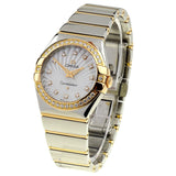 Omega Constellation Diamonds Mother of Pearl Dial Two Tone Steel Strap Watch for Women - 123.25.27.60.55.006 Buy Now By Omega