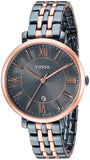 Fossil Jaqueline Grey Dial Two Tone Steel Strap Watch for Women - ES4321 Buy Now By Fossil