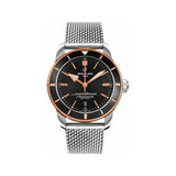 Breitling Superocean Heritage B20 Automatic 44 Black Dial Silver Mesh Bracelet Watch for Men - UB2030121B1A1 Buy Now By Breitling