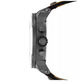 Diesel SBA Dual Time Chronograph White Dial Brown Leather Strap Watch For Men - DZ7269 Buy Now By Diesel