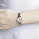 Emporio Armani Mother of Pearl Dial Two Tone Steel Strap Watch For Women - AR1689 Buy Now By Emporio Armani