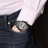 Hugo Boss Globetrotter Black Dial Black Steel Strap Watch for Men - 1513825 Buy Now By Hugo Boss