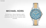 Michael Kors Maritime Three-Hand Blue Dial Two Tone Steel Strap Watch for Men - MK9169 Buy Now By Michael Kors