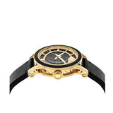 Versace Code Quartz Black Dial Black Leather Strap Watch For Men - VEPO00320 Buy Now By Versace
