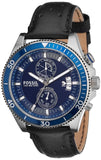 Fossil Wakefield Chronograph Blue Dial Black Leather Strap Watch for Women - CH2945 Buy Now By Fossil