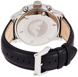 Emporio Armani Classic Chronograph Black Dial Black Leather Strap Watch For Men - AR0431 Buy Now By Emporio Armani