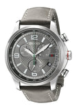 Gucci G Timeless Chronograph Grey Dial Grey Leather Strap Watch For Men - YA126242 Buy Now By Gucci