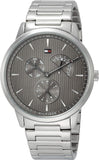 Tommy Hilfiger Brad Chronograph Quartz Grey Dial Silver Steel Strap Watch For Men - 1710385 Buy Now By Tommy Hilfiger