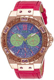 Guess Limelight Quartz Multicolor Dial Red Leather Strap Watch For Women - W0775L4 Buy Now By Guess
