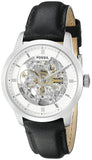 Fossil Townsman Automatic Skeleton White Dial Black Leather Strap Watch for Men - ME3085 Buy Now By Fossil